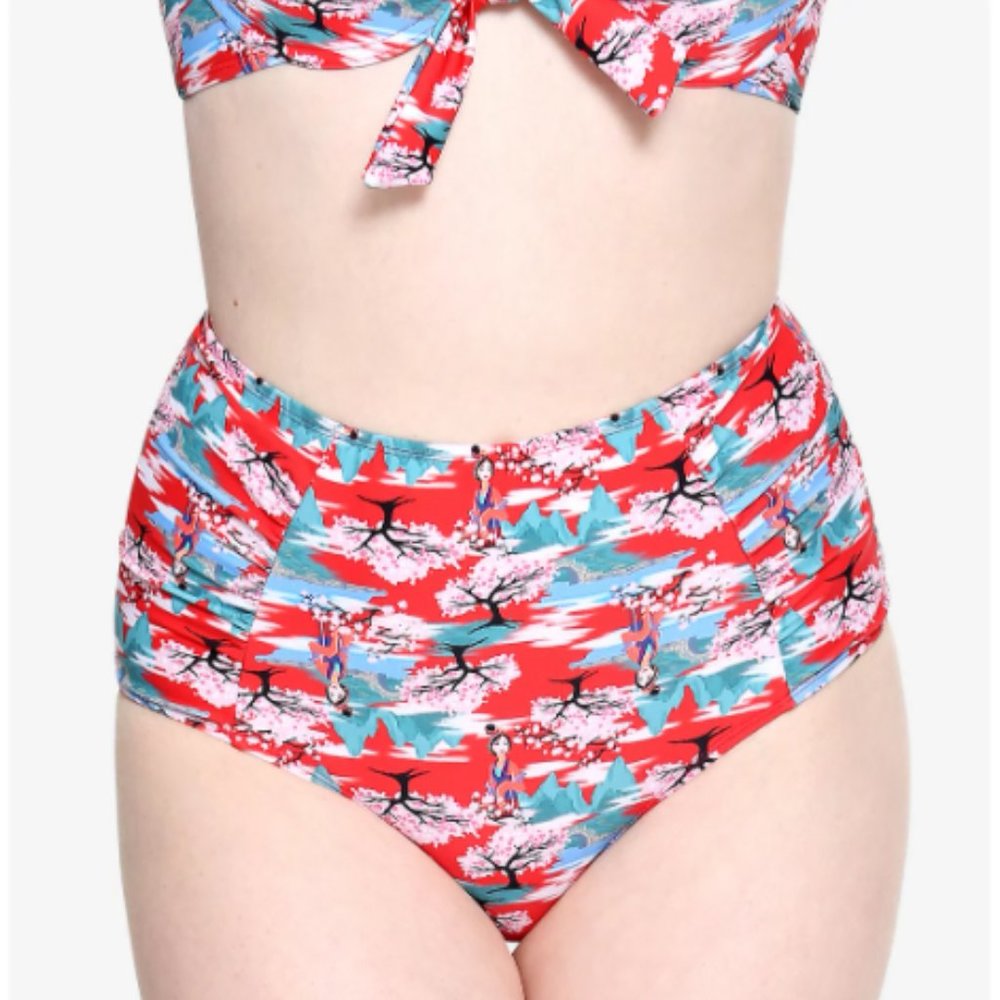 Hot Topic Size 3x Disney's Mulan High Waist Bottom